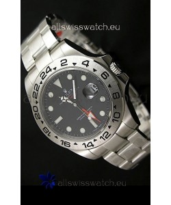 Rolex Explorer II Japanese Replica Automatic Black Steel Watch 43MM