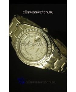 Rolex Day Date Swiss Watch in Stainless Steel Case 