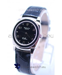 Rolex Cellini Cestello Ladies Swiss Watch All Black